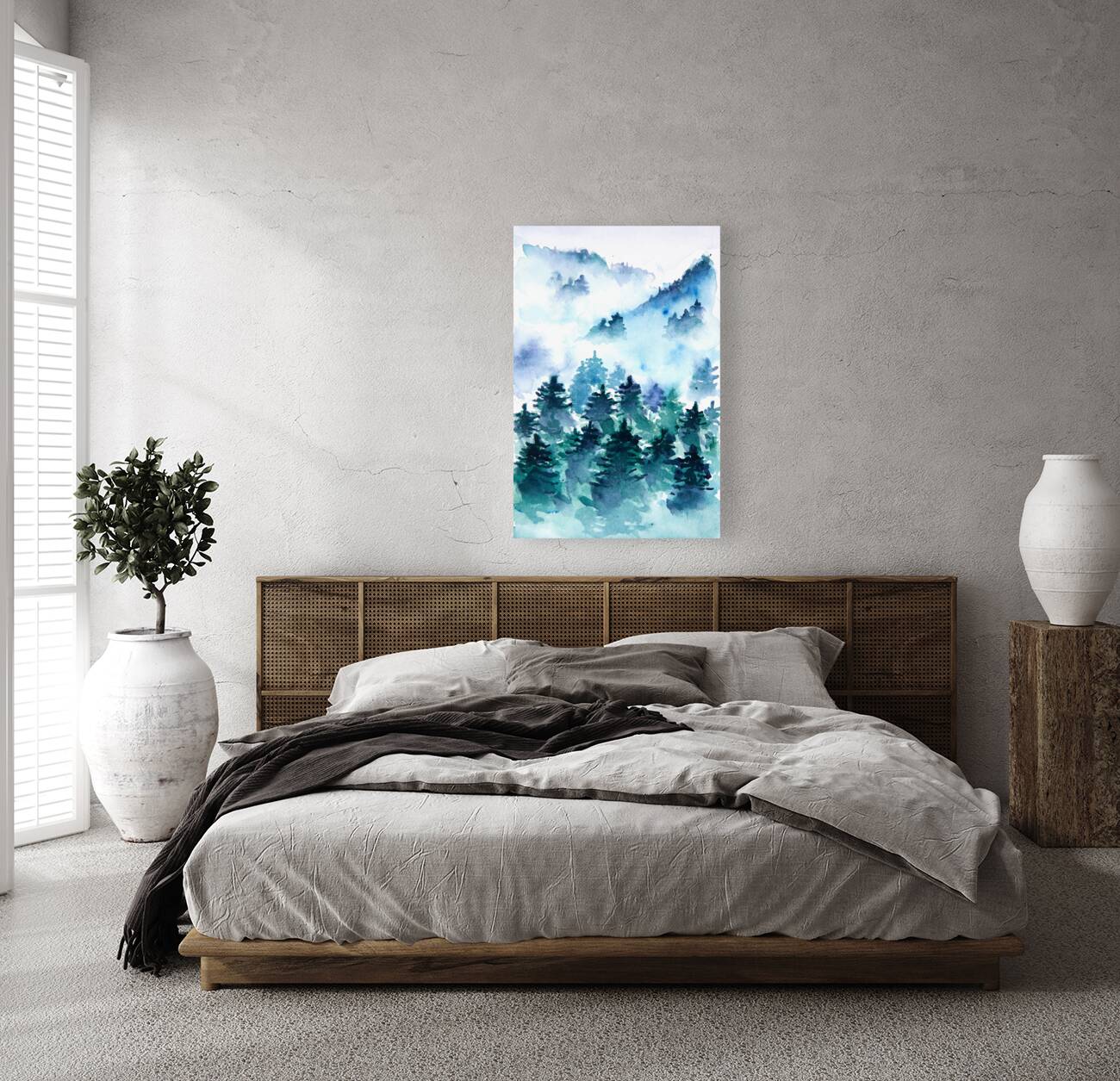 Abstract mist forest Reproduction