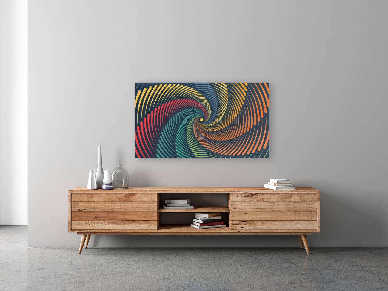 Abstract spiral creative vortex Reproduction