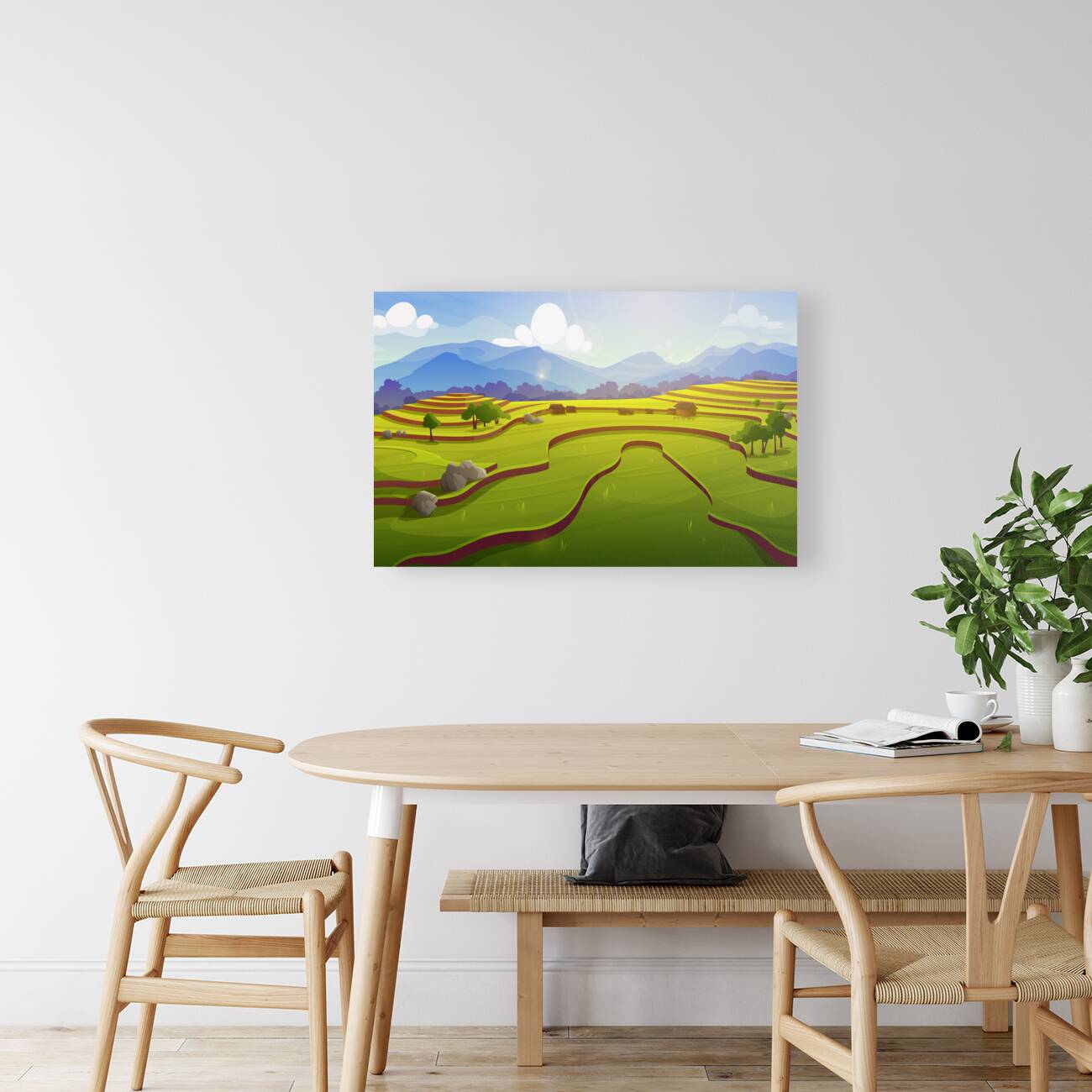 Rice field Reproduction