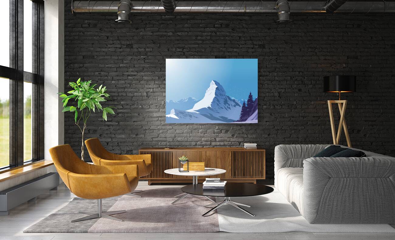 Matterhorn Mountain Reproduction