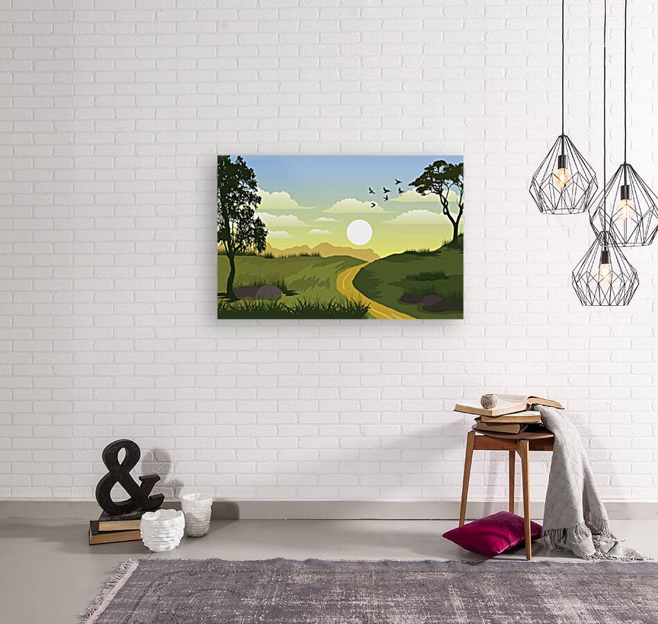 Beautiful sunset Reproduction