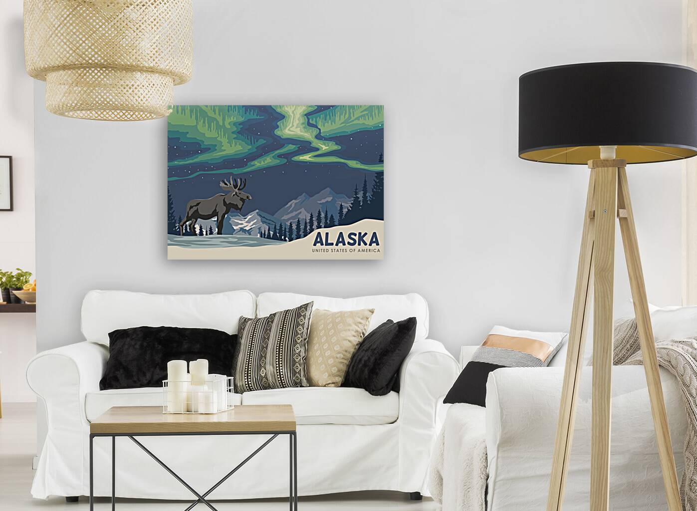 Alaska with Moose    Reproduction