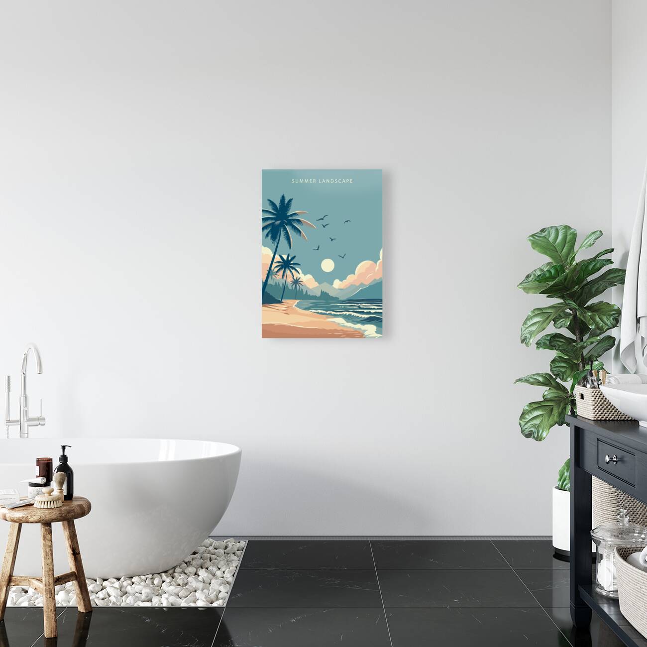 Tropical beach. b Reproduction