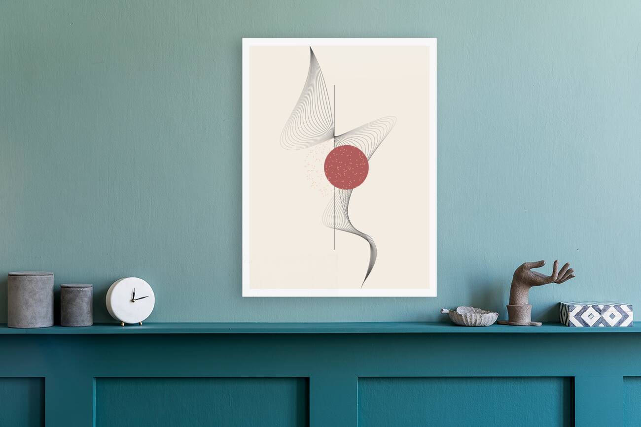 Abstract wall art. a Reproduction