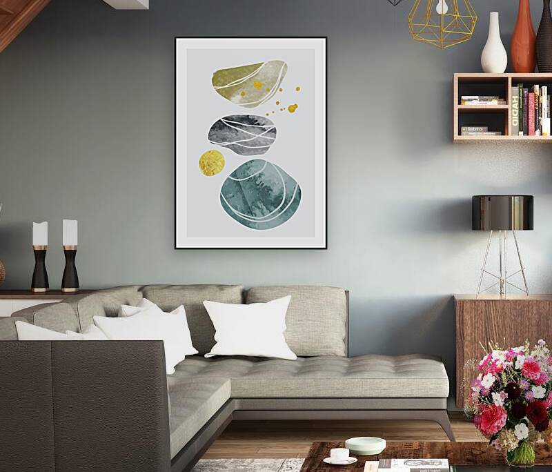 Abstract wall art. b Reproduction