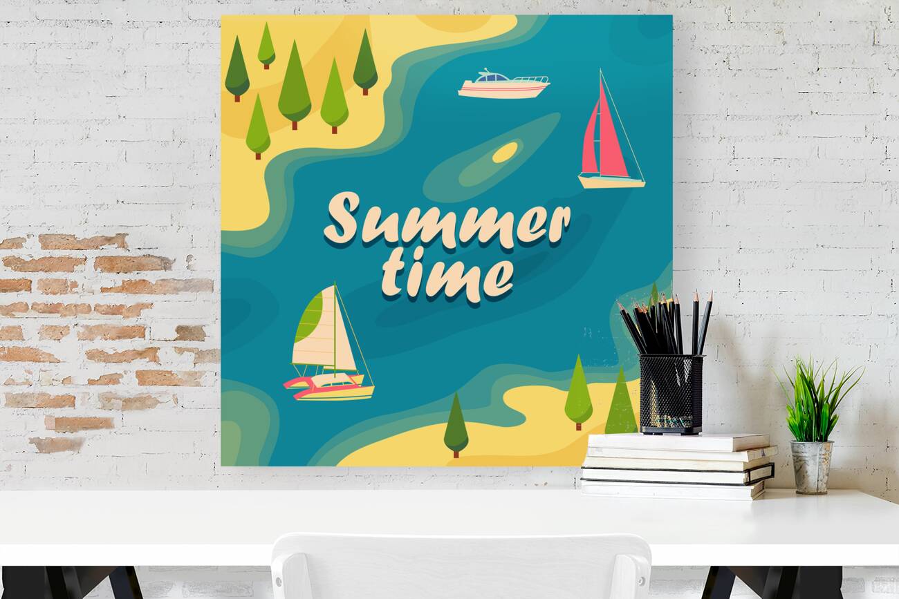 Summer trip. b Reproduction