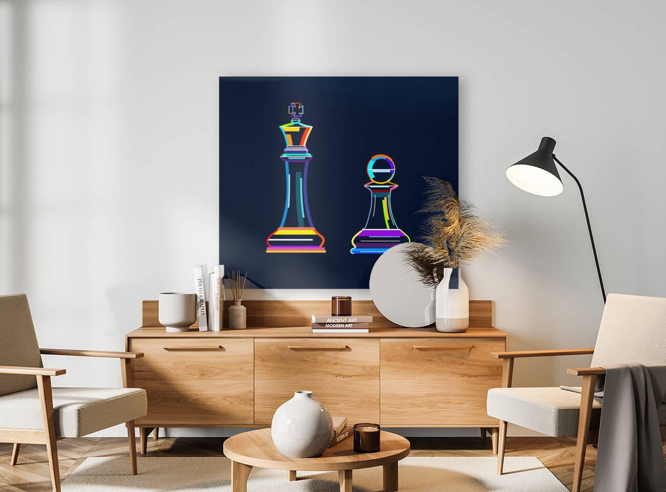  Abstract chess Reproduction