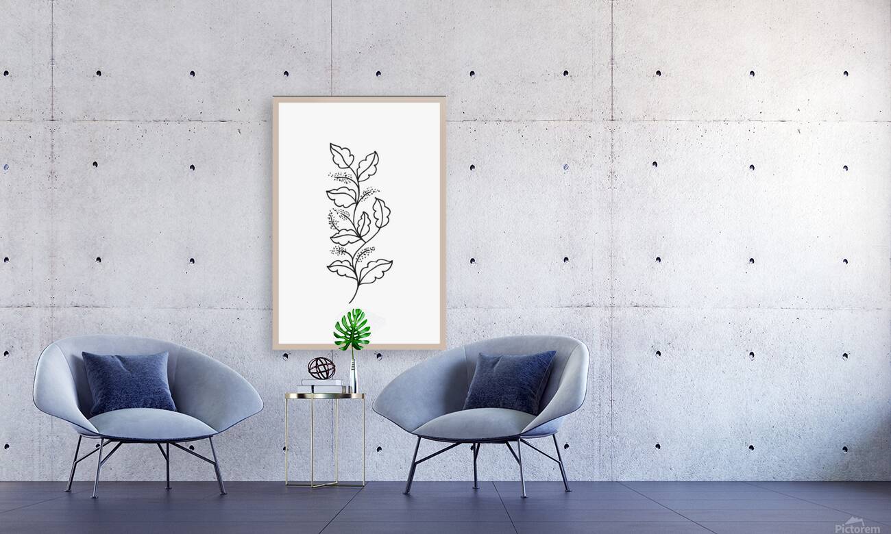 Trendy plant design c Reproduction
