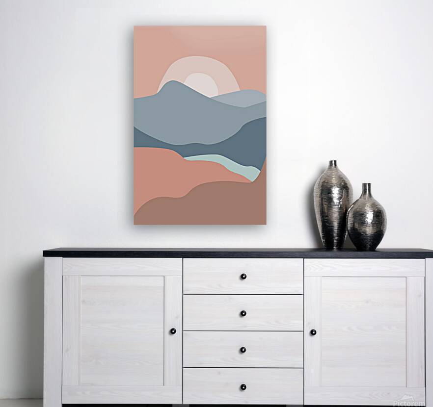 Sunset landscapes a Reproduction