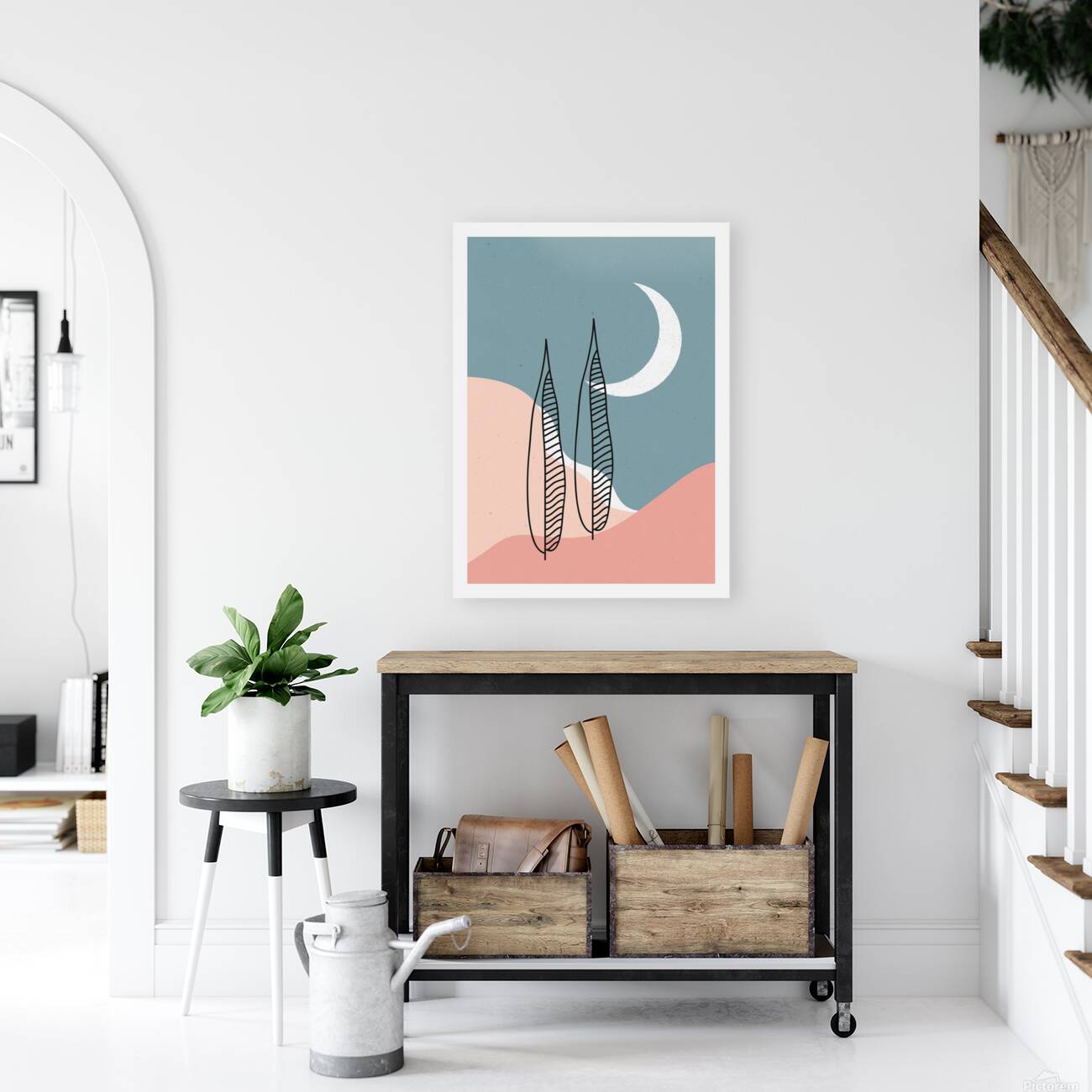 Natural landscape c Reproduction