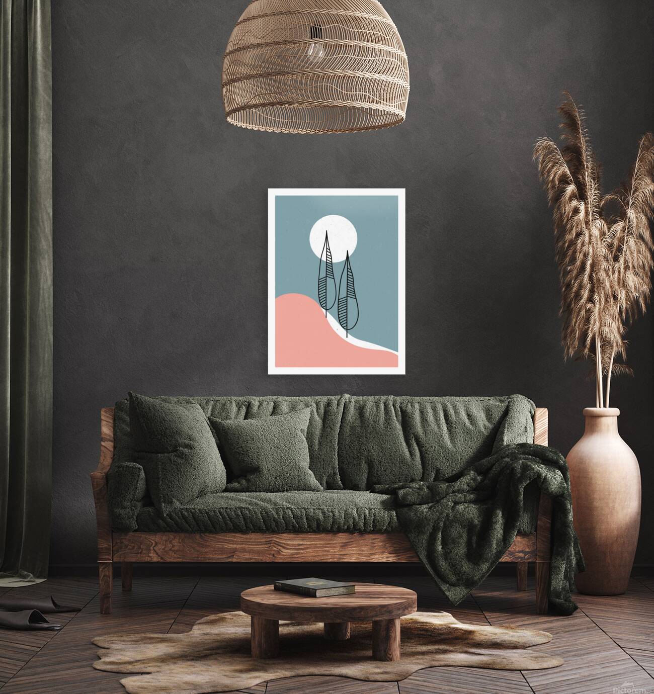 Natural landscape d Reproduction