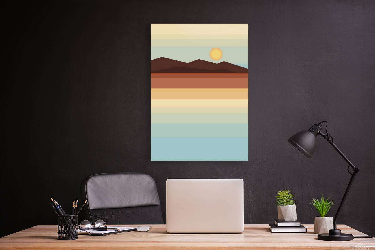 Scandinavian landscape Reproduction