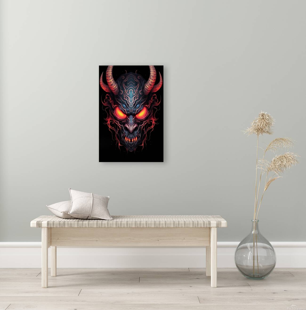 Angry demonic evil monster Reproduction