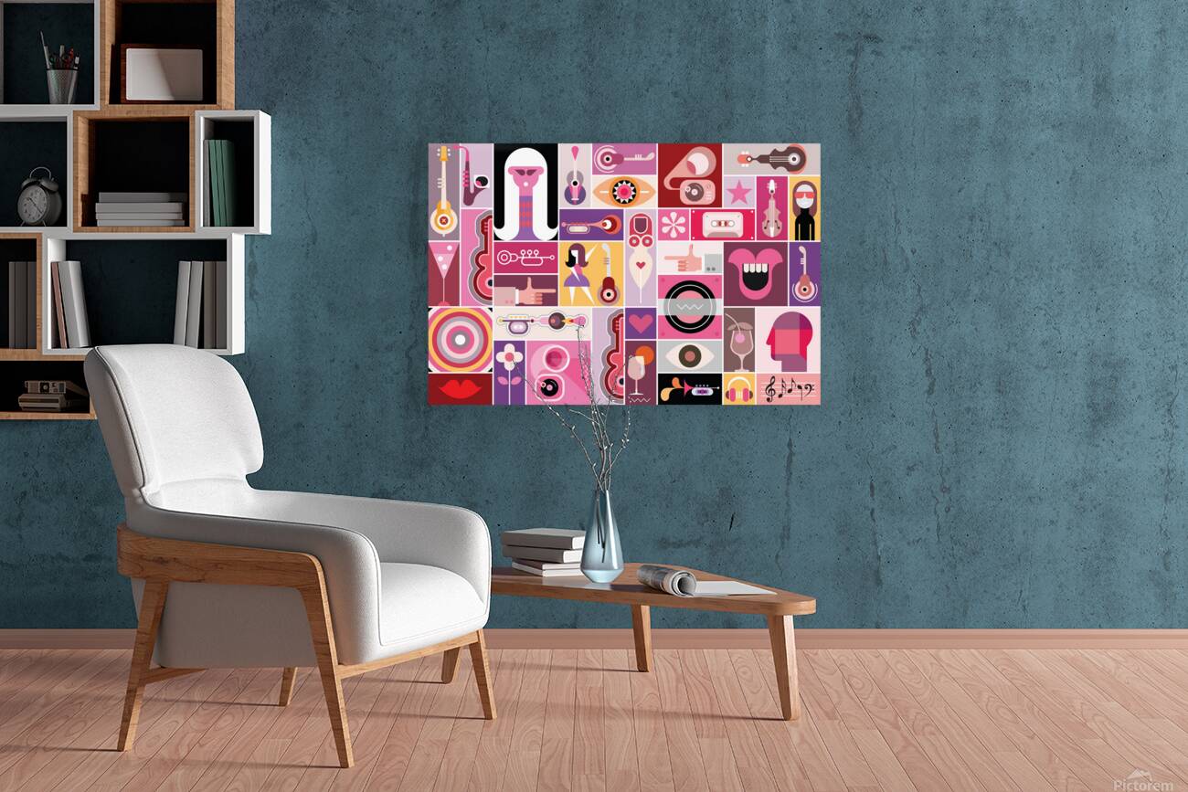 Pop-Art Collage   Reproduction