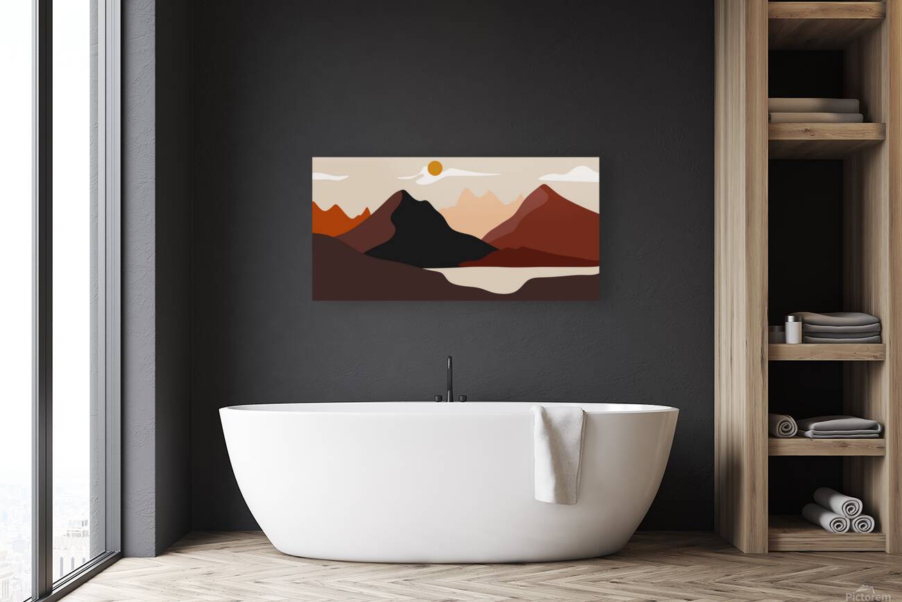 Mountain landscape Reproduction