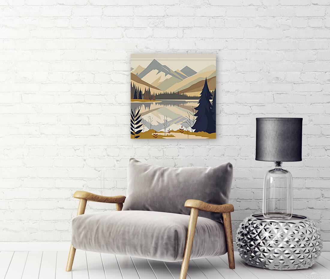 Mountain Scenery Reproduction