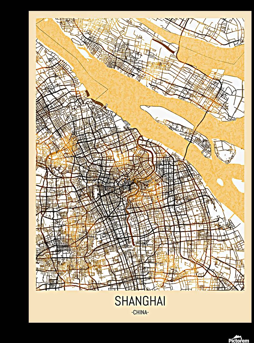 Shanghai City Map Reproduction