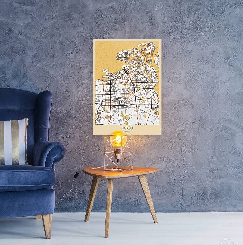Haikou City Map Reproduction
