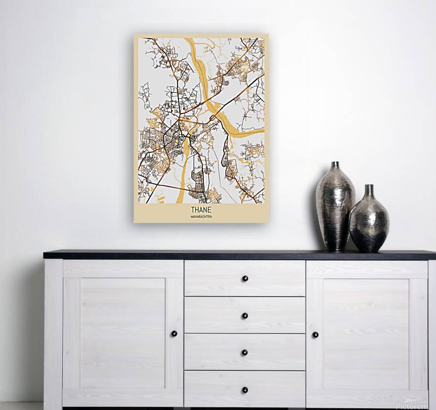 Thane Maharashtra Map Reproduction