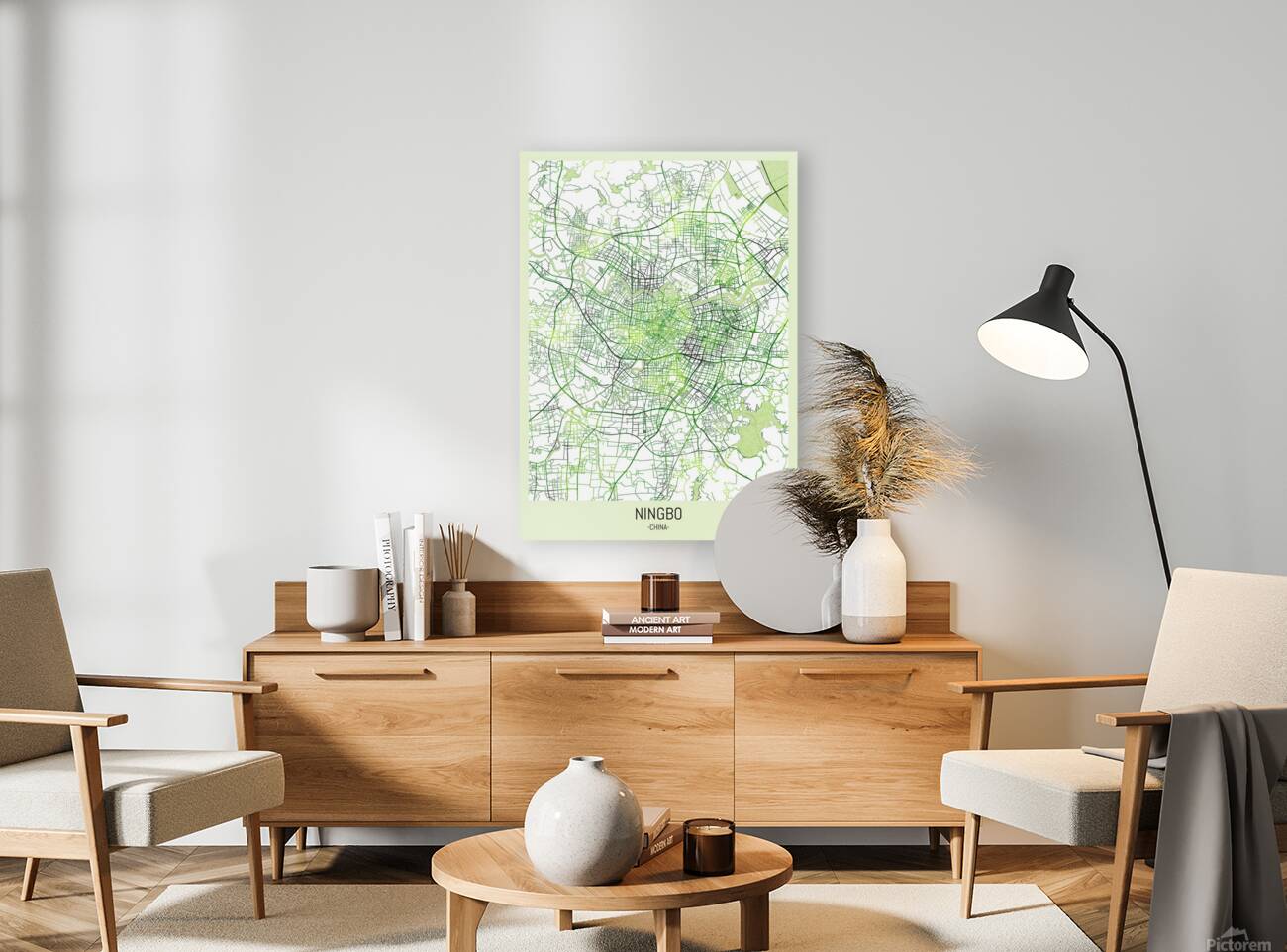 Ningbo China City Map Reproduction