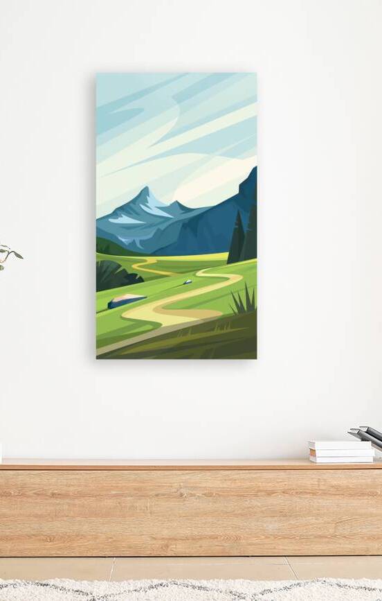 Mountain landscape Reproduction