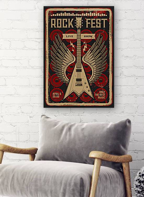 Rock guitar by Point Art