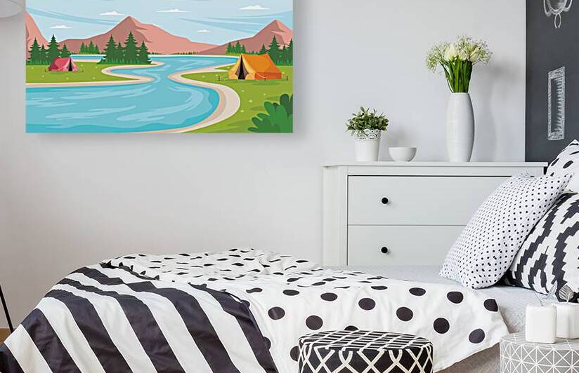 Camp Site by Point Art