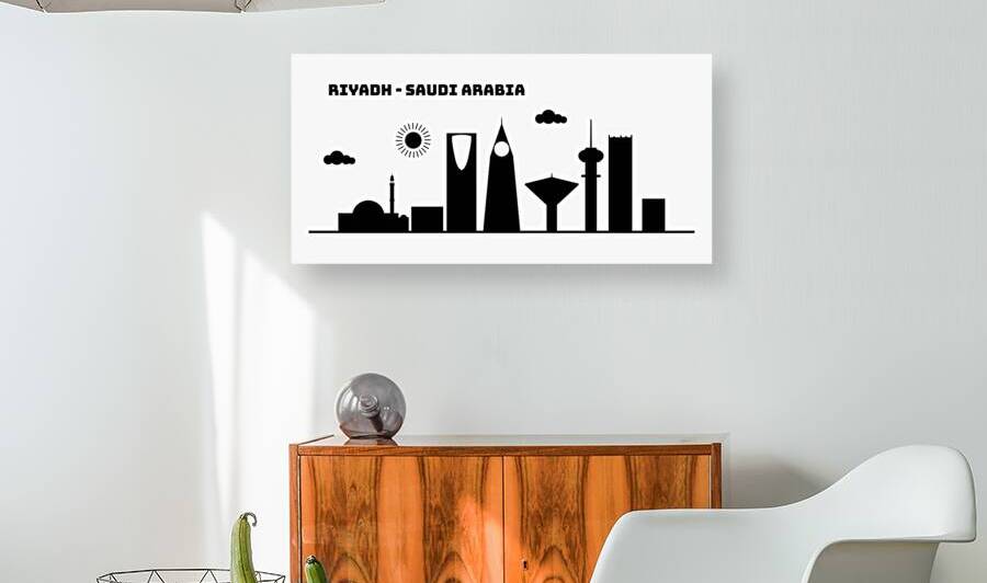 Famous Riyadh Saudi Arabia by Point Art