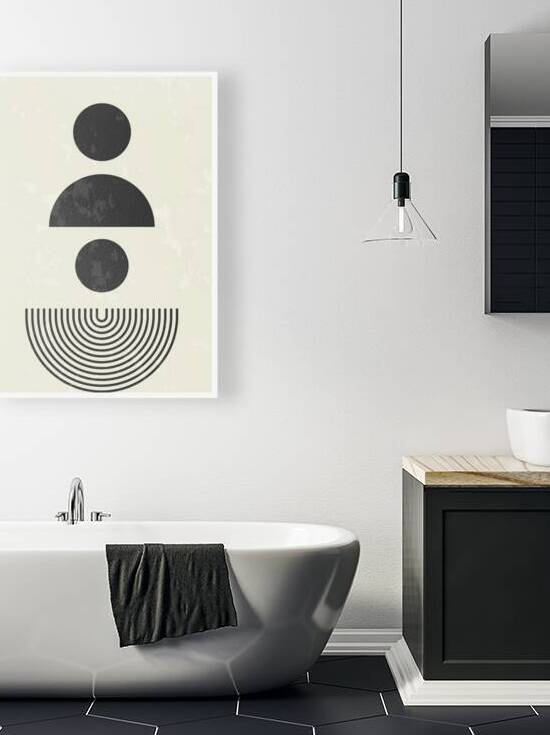 Abstract Geometric Shapes a by Point Art