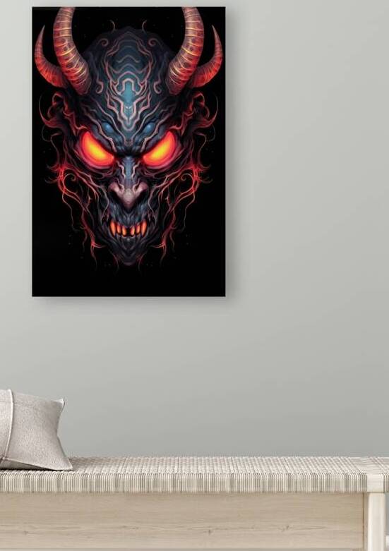 Angry demonic evil monster by Point Art