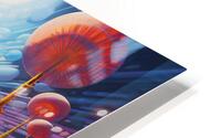 Psychedelic nature and technology HD Metal print