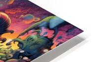 Trippy flying creatures HD Metal print