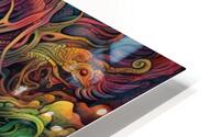 Trippy creature with psychedelic pattern   HD Metal print