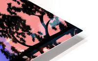 Panorama sunset HD Metal print