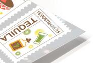 Postal mark set HD Metal print