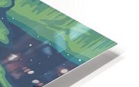 Alaska with Moose    HD Metal print