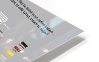 Hot Coffee Menu HD Metal print