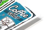 Creative coffee shop HD Metal print