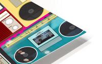  Retro cassette player HD Metal print
