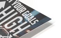Set Your Goals HD Metal print