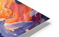 Abstract Psychedelic landscapes HD Metal print