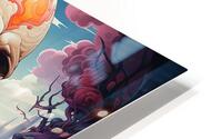 Psychedelic background painting HD Metal print