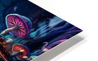 Psychedelic high quality Design HD Metal print