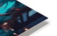 Abstract blue demon HD Metal print