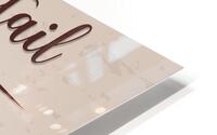 Mock tail menu. a HD Metal print