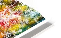 Lima Peru City Map HD Metal print