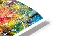 Tehran Iran City Map HD Metal print