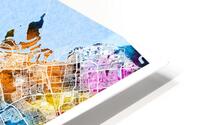 Dubai UAE City Map HD Metal print