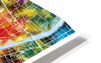 Linyi China City Map HD Metal print
