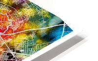 Bucharest Romania City Map HD Metal print